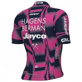 Wielershirt 2025 Hagens Berman Jayco Roze