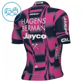 Wielershirt 2025 Hagens Berman Jayco Roze Kids