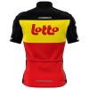 Wielershirt 2025 Lotto Belgisch Kampioenschap Rood
