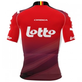 Wielershirt 2025 Lotto Rood