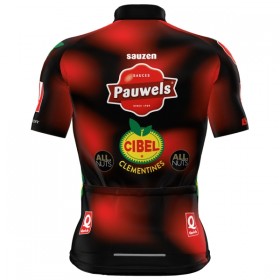 Wielershirt 2025 Pauwels Sauzen Cibel Clementines Rood