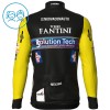 Wielershirt 2025 Solution Tech Vini Fantini Lange Mouw Zwart Kids