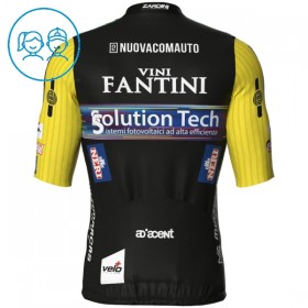 Wielershirt 2025 Solution Tech Vini Fantini Zwart Kids