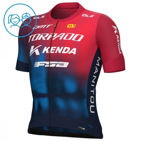 Wielershirt 2025 Torpado Kenda Factory Rood Kids