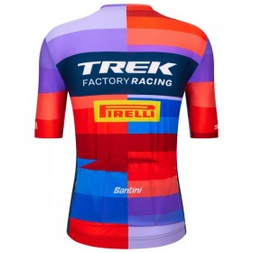Wielershirt 2025 Trek Factory Racing Blauw