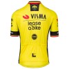 Wielershirt 2025 Visma Lease A Bike Belgisch Kampioenschap Geel