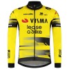 Wielershirt 2025 Visma Lease A Bike Lange Mouw Geel