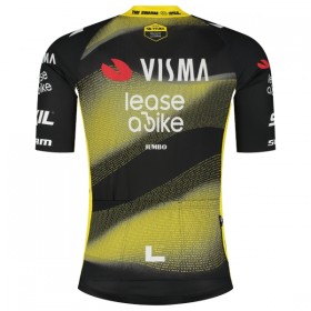Wielershirt 2025 Visma Lease A Bike Zwart