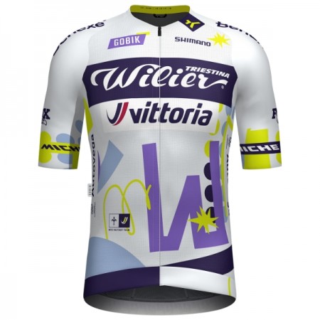Wielershirt 2025 Wilier Vittoria MTB Factory Team Wit