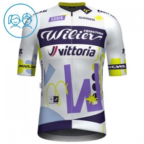 Wielershirt 2025 Wilier Vittoria MTB Factory Team Wit Kids