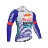 Wielershirt 2026 BORA-Hansgrohe Bull Lange Mouw Rood Wit