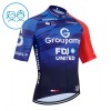 Wielershirt 2026 Groupama FDJ Blauw Kids