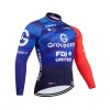 Wielershirt 2026 Groupama FDJ Lange Mouw Blauw