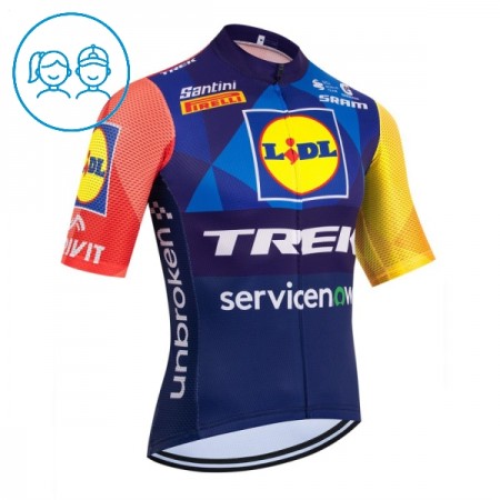 Wielershirt 2026 Lidl-Trek Blauw Kids