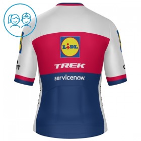 Wielershirt 2026 Lidl-Trek Czech Champion Blauw Kids