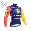 Wielershirt 2026 Lidl-Trek Lange Mouw Blauw Kids