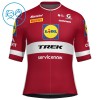Wielershirt 2026 Lidl-Trek Latvian Champion Rood Kids