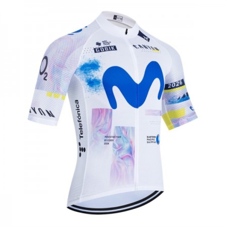 Wielershirt 2026 Movistar Team Wit
