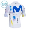 Wielershirt 2026 Movistar Team Wit Kids