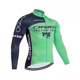 Wielershirt 2026 Orbea Factory Lange Mouw Groente