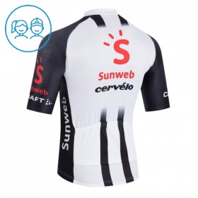 Wielershirt 2026 Sunweb Wit Kids