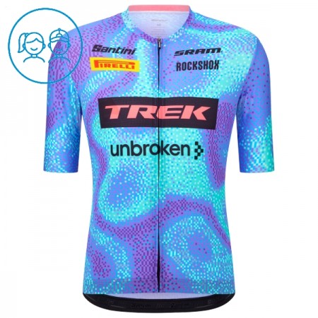 Wielershirt 2026 Trek Factory Racing Blauw Kids