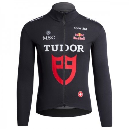 Wielershirt 2026 Tudor Pro Cycling Team Lange Mouw Zwart