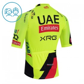 Wielershirt 2026 UAE TEAM EMIRATES XRG Geel Kids