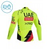 Wielershirt 2026 UAE TEAM EMIRATES XRG Lange Mouw Geel Kids