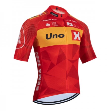 Wielershirt 2026 Uno-X Mobility Rood