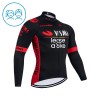 Wielershirt 2026 Visma Lease A Bike Lange Mouw Zwart Kids