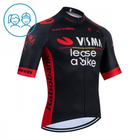 Wielershirt 2026 Visma Lease A Bike Zwart Kids