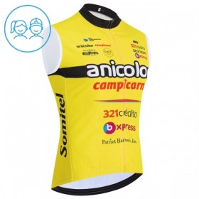 Fietsvest 2026 Anicolor Campicarn Geel Kids