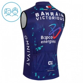 Fietsvest 2026 Bahrain Victorious Blauw Kids