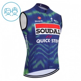 Fietsvest 2026 Soudal Quick Step Blauw Kids