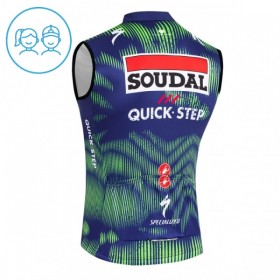 Fietsvest 2026 Soudal Quick Step Blauw Kids