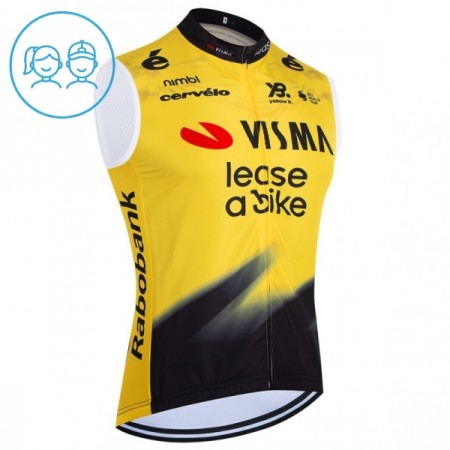 Fietsvest 2026 Visma Lease A Bike Geel Kids Fietsvest 2026 Visma Lease A Bike Geel Kids