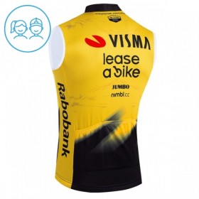 Fietsvest 2026 Visma Lease A Bike Geel Kids