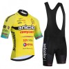 Set Fietsshirt + Korte Koersbroek 2026 Anicolor Campicarn Geel