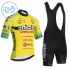 Set Fietsshirt + Korte Koersbroek 2026 Anicolor Campicarn Geel Kids