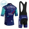 Set Fietsshirt + Korte Koersbroek 2026 Bahrain Victorious Blauw Kids