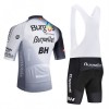 Set Fietsshirt + Korte Koersbroek 2026 Burgos Burpellet BH Wit