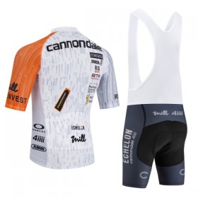 Set Fietsshirt + Korte Koersbroek 2026 Cannondale Wit