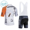 Set Fietsshirt + Korte Koersbroek 2026 Cannondale Wit Kids