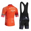 Set Fietsshirt + Korte Koersbroek 2026 Euskaltel Euskadi Oranje