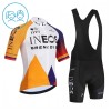 Set Fietsshirt + Korte Koersbroek 2026 INEOS Grenadiers Colombia Champion Wit Kids
