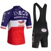 Set Fietsshirt + Korte Koersbroek 2026 INEOS Grenadiers France Champion Blauw