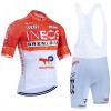 Set Fietsshirt + Korte Koersbroek 2026 INEOS Grenadiers Rood Set Fietsshirt + Korte Koersbroek 2026 INEOS Grenadiers Rood