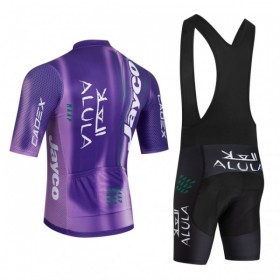 Set Fietsshirt + Korte Koersbroek 2026 Jayco Alula Purple 