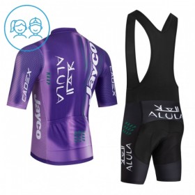 Set Fietsshirt + Korte Koersbroek 2026 Jayco Alula Purple Kids